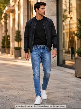 Element 29x32 Blue Slim Taper Stretch Jeans Men’s Skate Denim